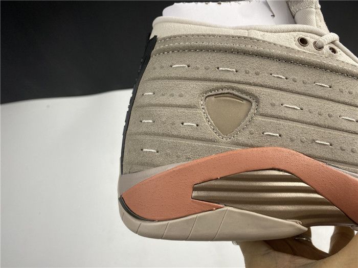 clot x air jordan 14 low sepia stone dc9857-200